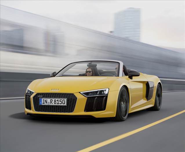 Audi R8 V10 Spyder yollara çıkıyor