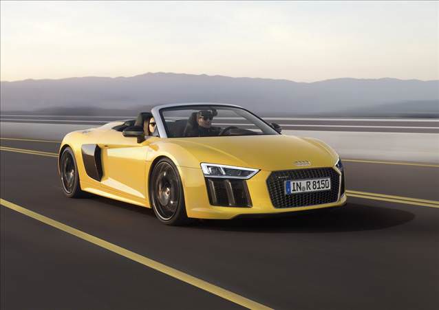 Audi R8 V10 Spyder yollara çıkıyor