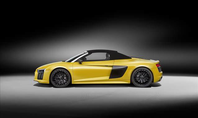 Audi R8 V10 Spyder yollara çıkıyor