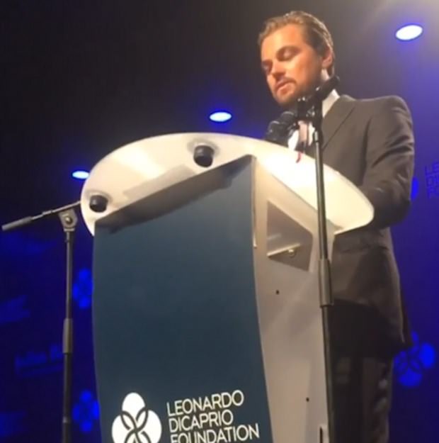 Podyumların kraliçeleri Leonardo Di Caprio'nun vakıf gecesinde