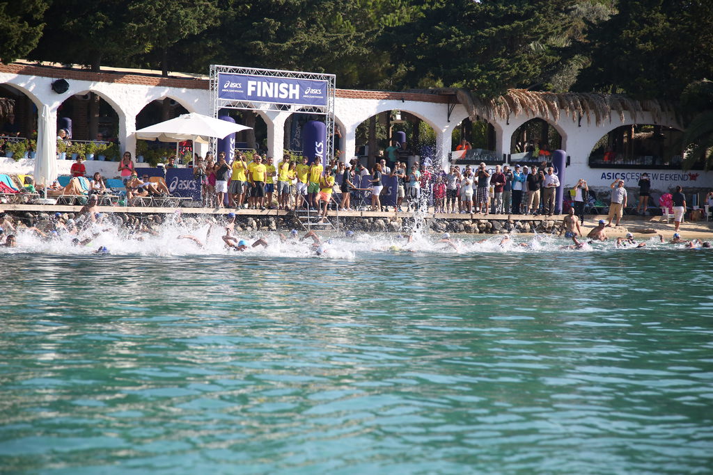 Bu maraton denizde bitiyor!