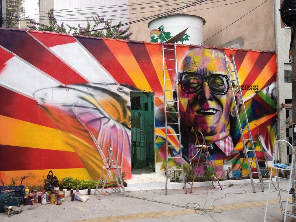 Grafitti sanatçısı Eduardo Kobra'dan rekor