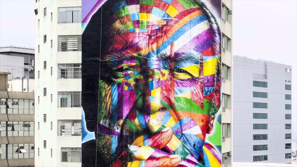 Grafitti sanatçısı Eduardo Kobra'dan rekor