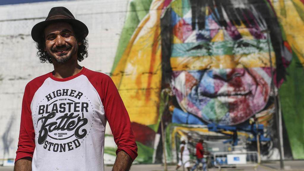 Grafitti sanatçısı Eduardo Kobra'dan rekor