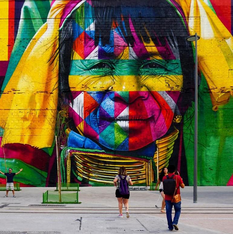 Grafitti sanatçısı Eduardo Kobra'dan rekor