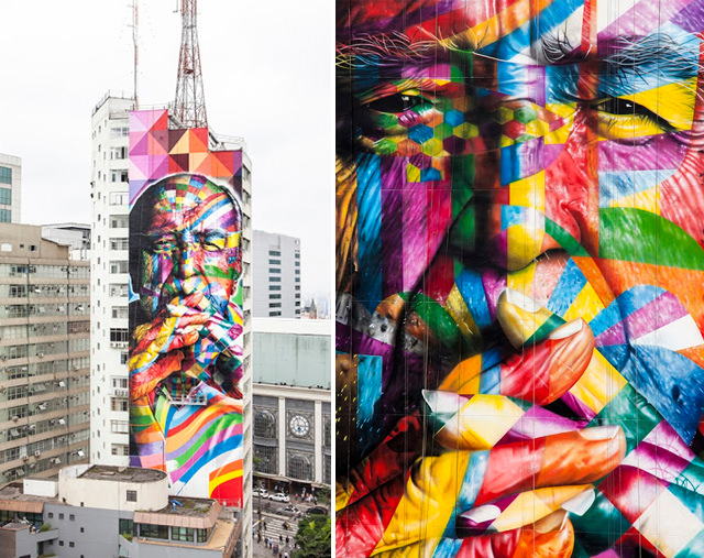 Grafitti sanatçısı Eduardo Kobra'dan rekor