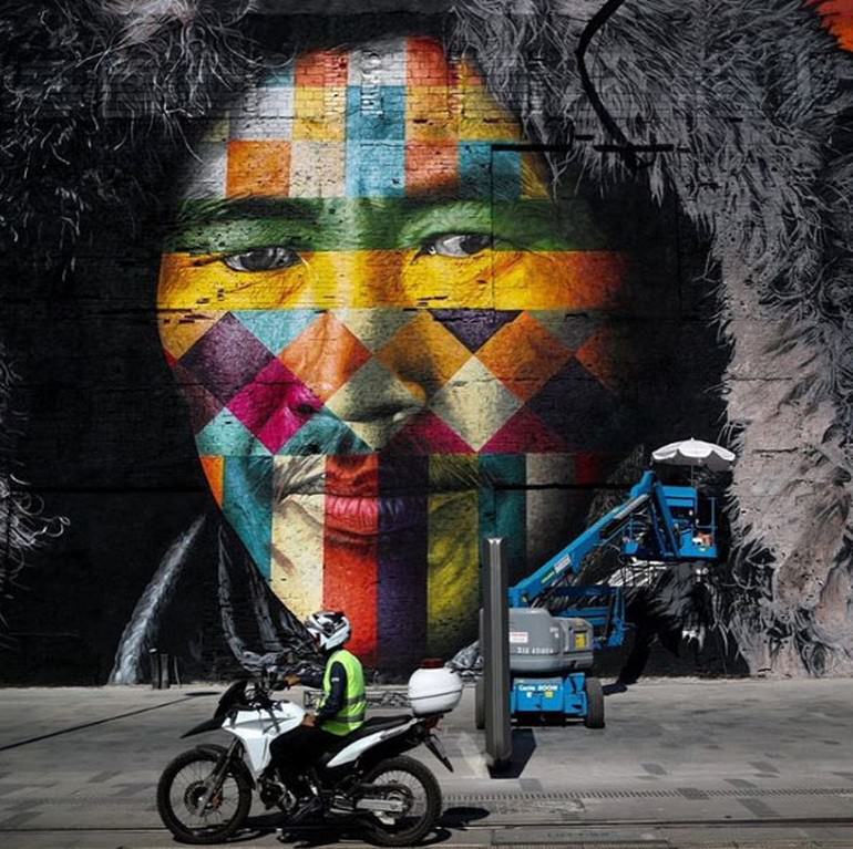 Grafitti sanatçısı Eduardo Kobra'dan rekor