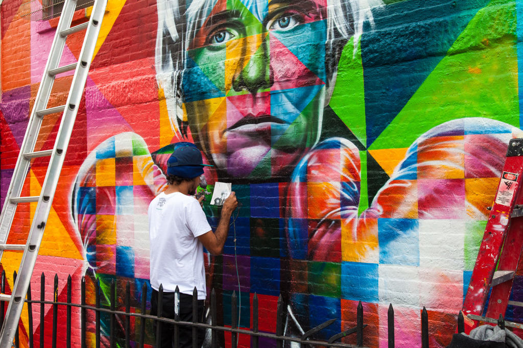 Grafitti sanatçısı Eduardo Kobra'dan rekor