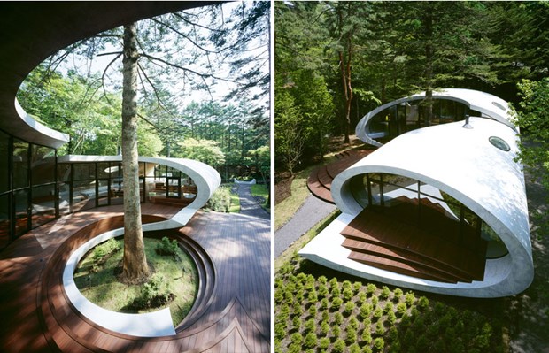 Modern Japon mimarisinden eşsiz örnekler