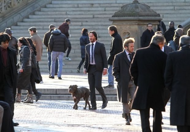 Keanu Reeves John Wick 2 için iş başında