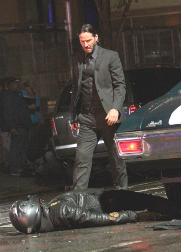 Keanu Reeves John Wick 2 için iş başında