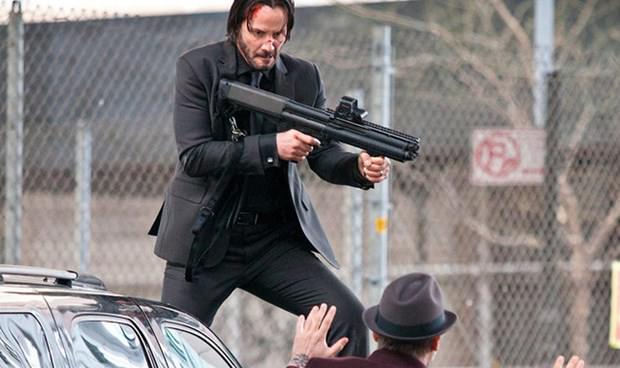 Keanu Reeves John Wick 2 için iş başında