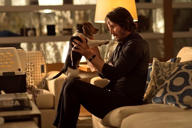 Keanu Reeves John Wick 2 için iş başında