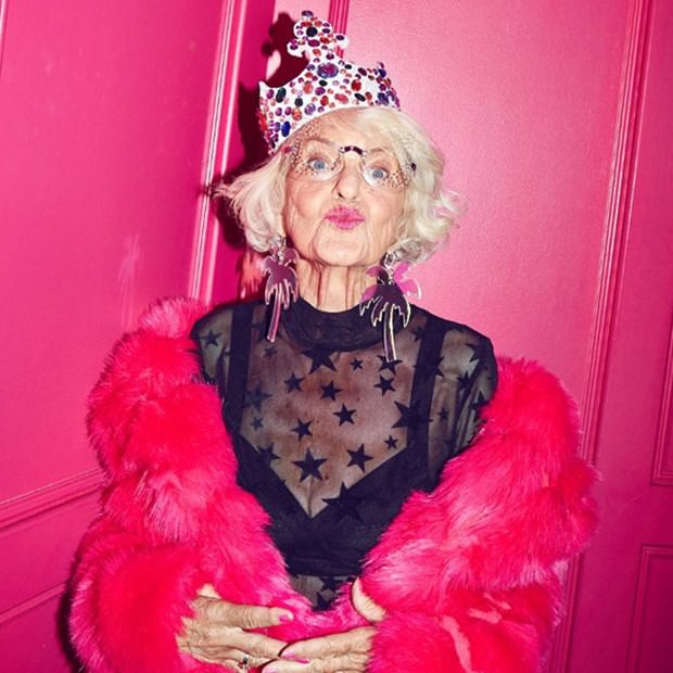 Baddie Winkle reklam yıldızı oldu