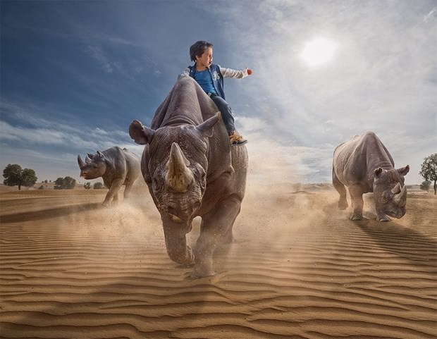 Grafiker baba oğlunu fenomen yaptı