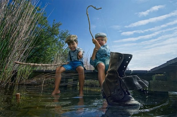 Grafiker baba oğlunu fenomen yaptı