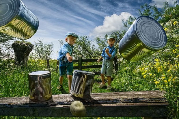Grafiker baba oğlunu fenomen yaptı