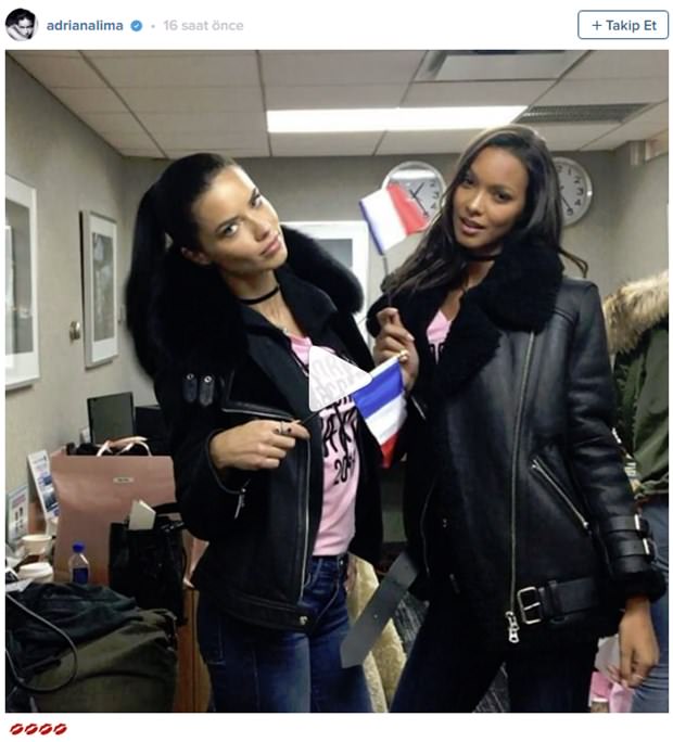 Victoria's Secret melekleri Paris'e uçtu