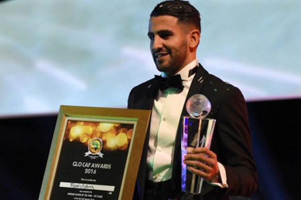 2016'nın Afrikalı futbolcusu Mahrez