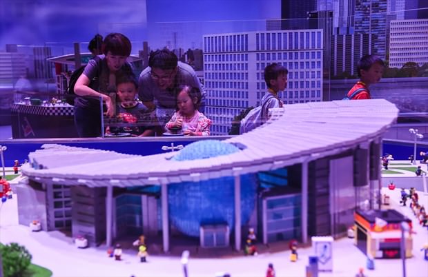 Şangay'da Lego sergisi açıldı