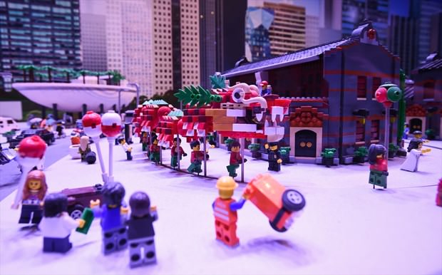 Şangay'da Lego sergisi açıldı