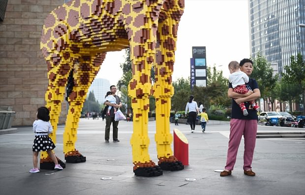 Şangay'da Lego sergisi açıldı