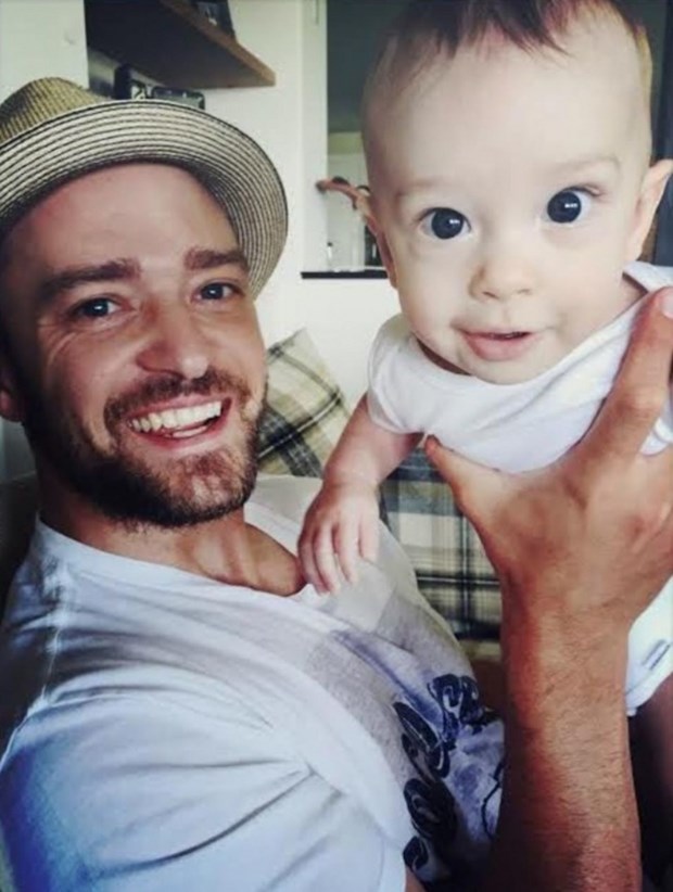 Justin Timberlake ve oğlu Silas
