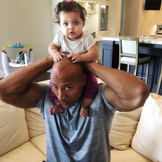 Dwayne Johnson ve kızı Jasmine