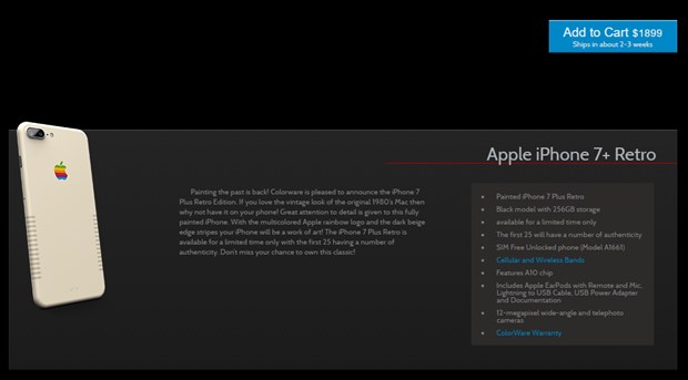 iPhone 7 Plus Retro Edition görücüye çıktı