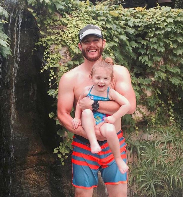 Jensen Ackles ve kızı Justice