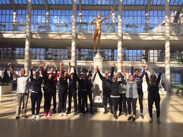 New York Metropolitan Müzesi’nde egzersiz