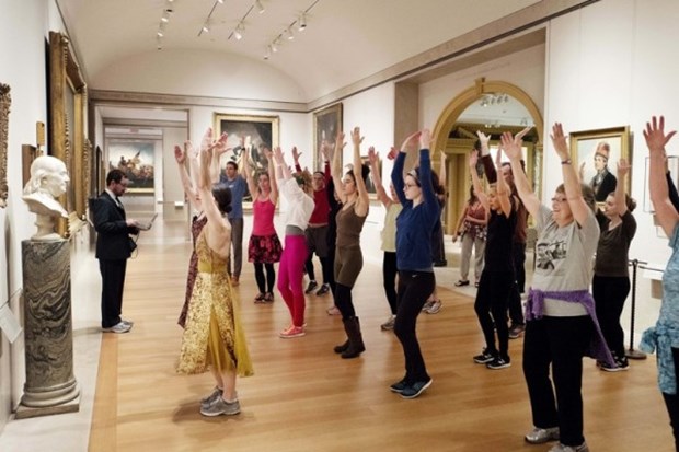New York Metropolitan Müzesi’nde egzersiz