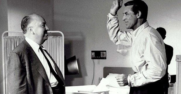 Alfred Hitchcock & Cary Grant