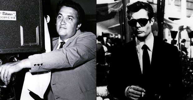 Federico Fellini & Marcello Mastroianni