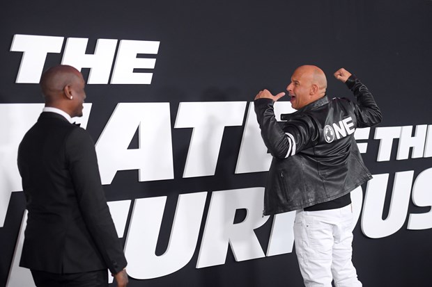 Hızlı ve Öfkeli 8’in galasında eğlence şov