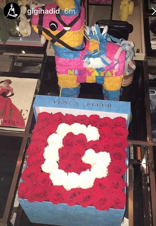 Gigi Hadid'e 22'nci yaş partisi