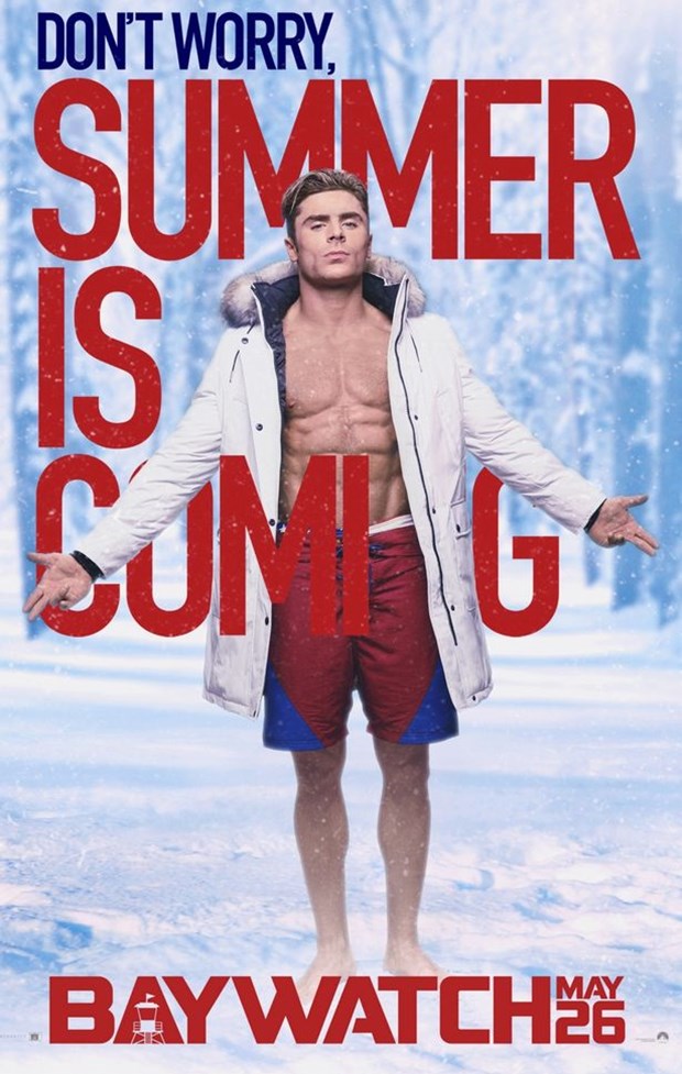 Baywatch filminin afişleri çıktı