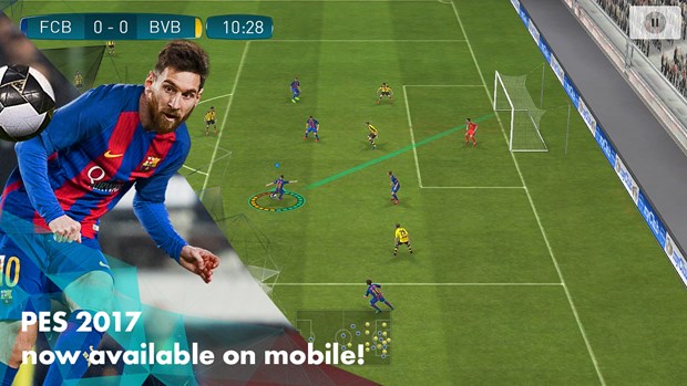 PES 2017 akıllı telefonlara geliyor