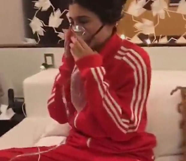 Kylie Jenner hastanede