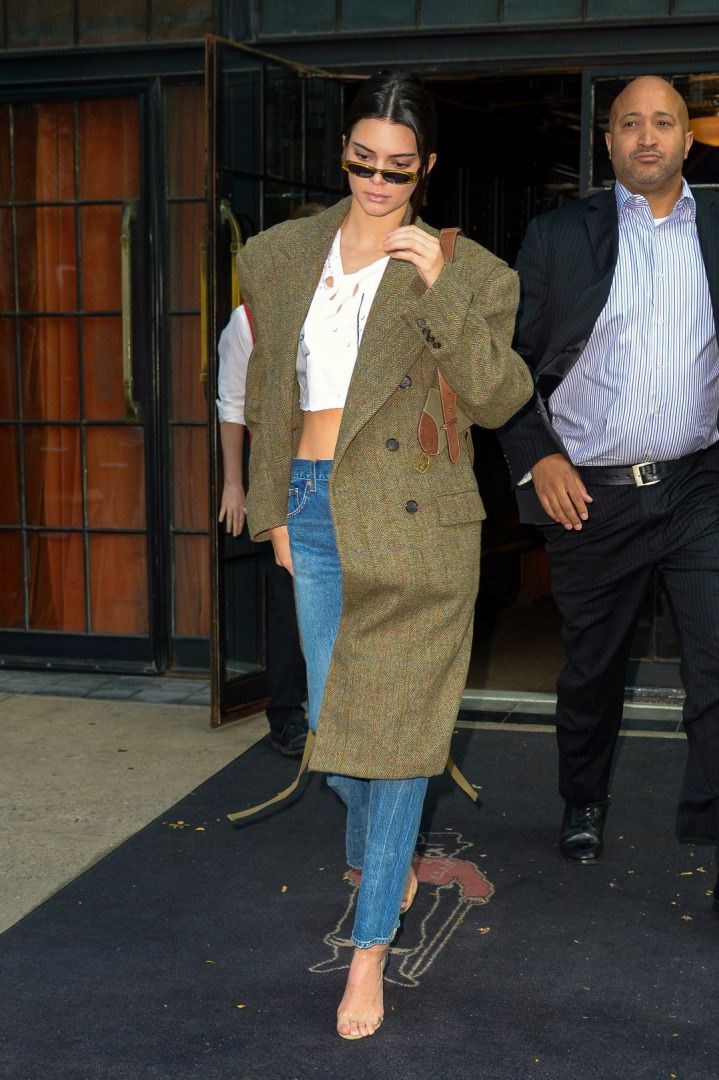 Kendall Jenner'ın stili dikkat çekti