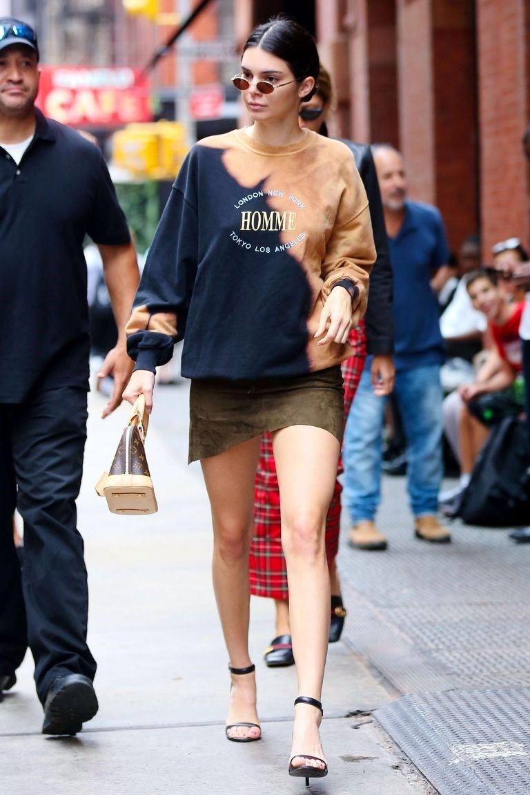 Kendall Jenner'ın stili dikkat çekti