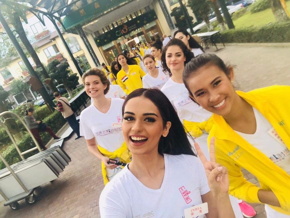 Dünya güzeli Manushi Chhillar'ın doğal halleri