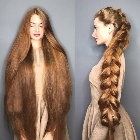 Saçlarını kaybetmek üzereyken Rapunzel oldu