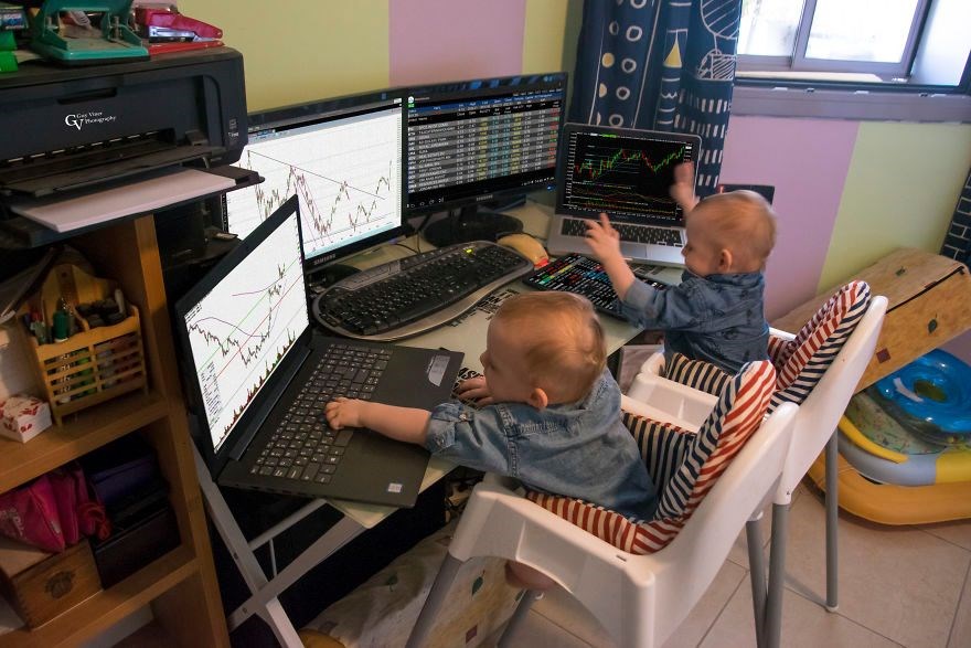 İkiz babasından yaratıcı fotoğraf projesi