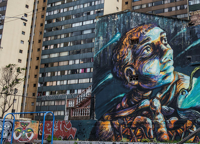 Bogota’daki grafitili mahalle