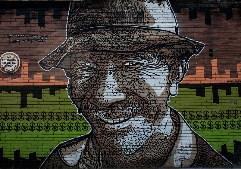 Bogota’daki grafitili mahalle