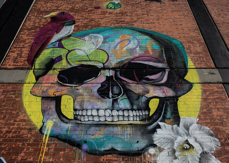 Bogota’daki grafitili mahalle