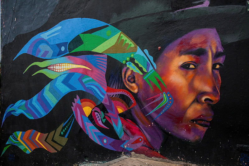 Bogota’daki grafitili mahalle