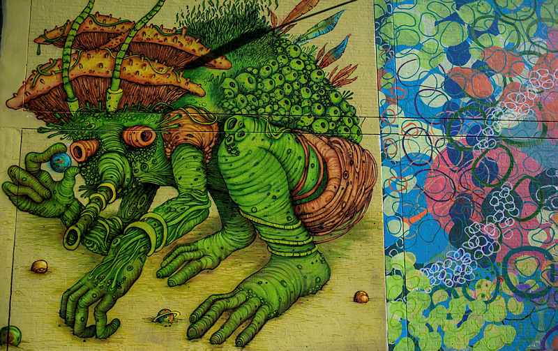 Bogota’daki grafitili mahalle