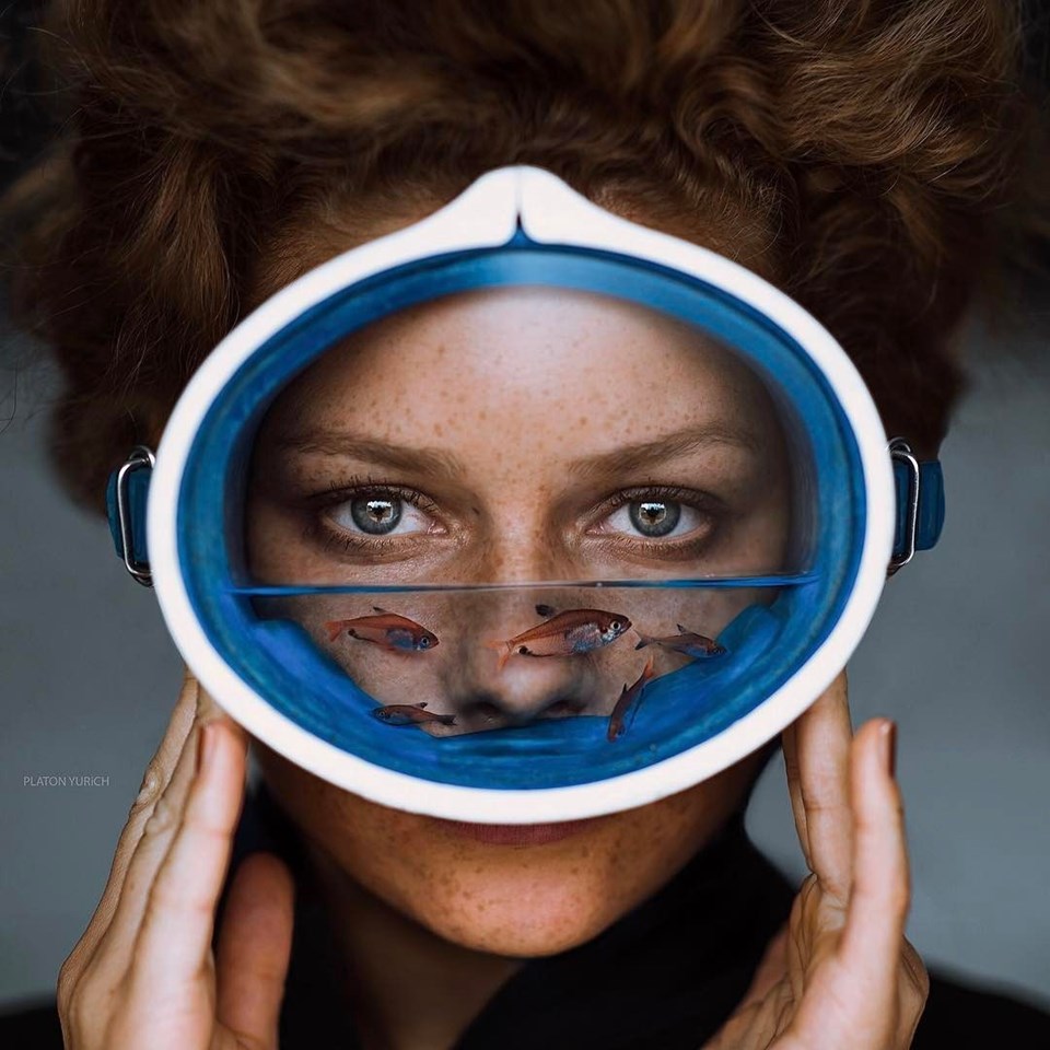 Rus fotoğrafçıdan rüya ile gerçeği birleştiren fotoğraflar